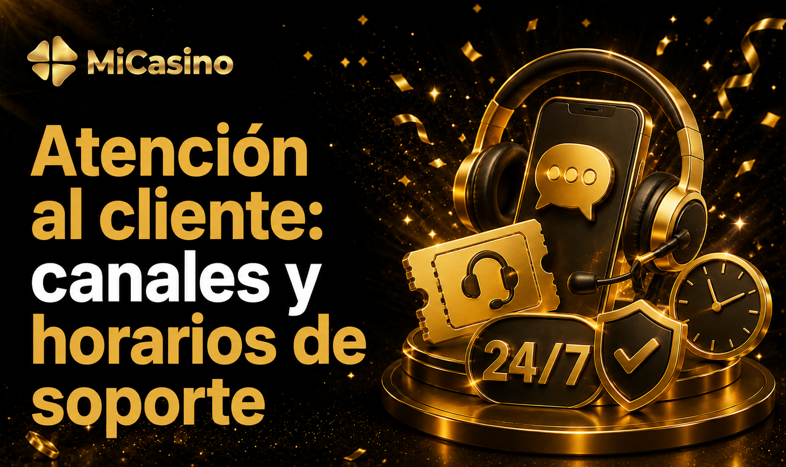 Atención al cliente MiCasino con canales y horarios de soporte disponibles
