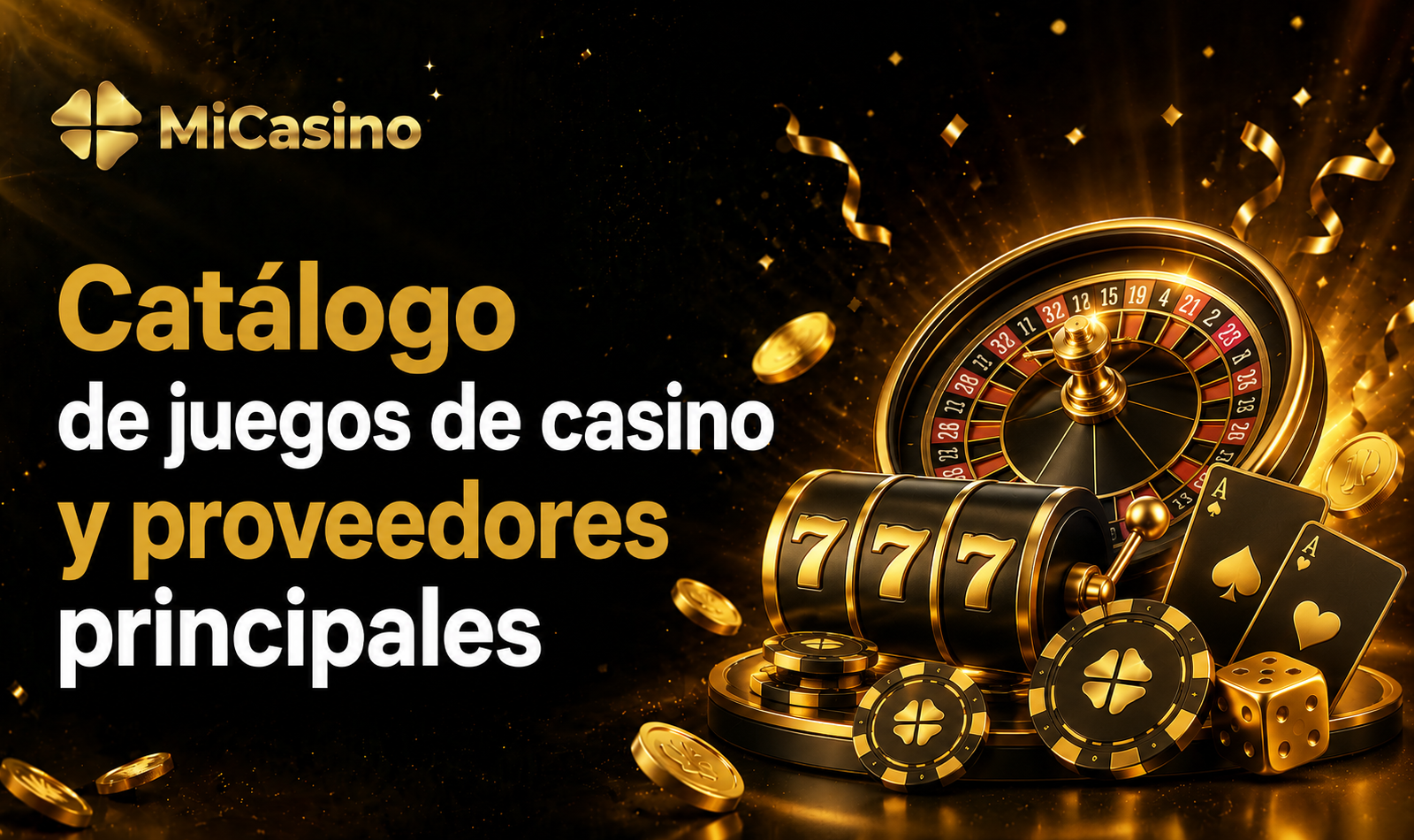 Catálogo de casino MiCasino con juegos populares y proveedores principales
