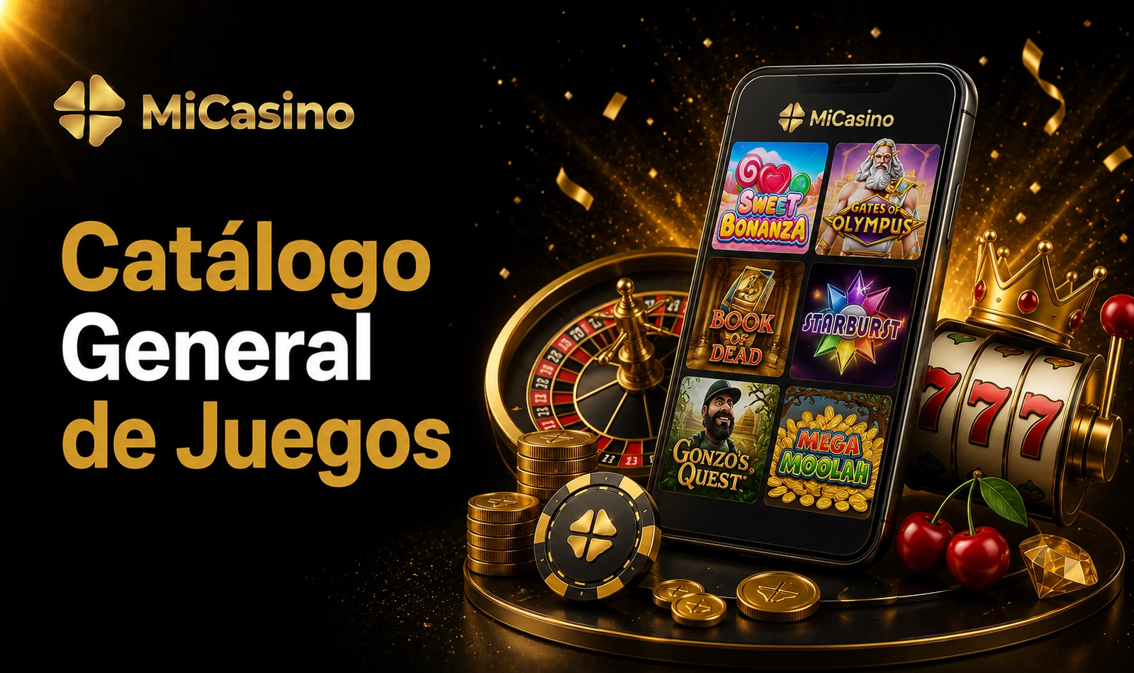 Catálogo general de juegos MiCasino con opciones principales para usuarios peruanos
