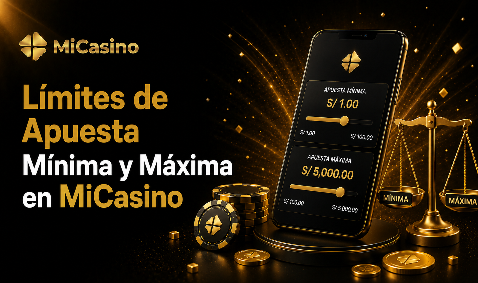 Límites mínimos y máximos de apuesta en MiCasino para Perú