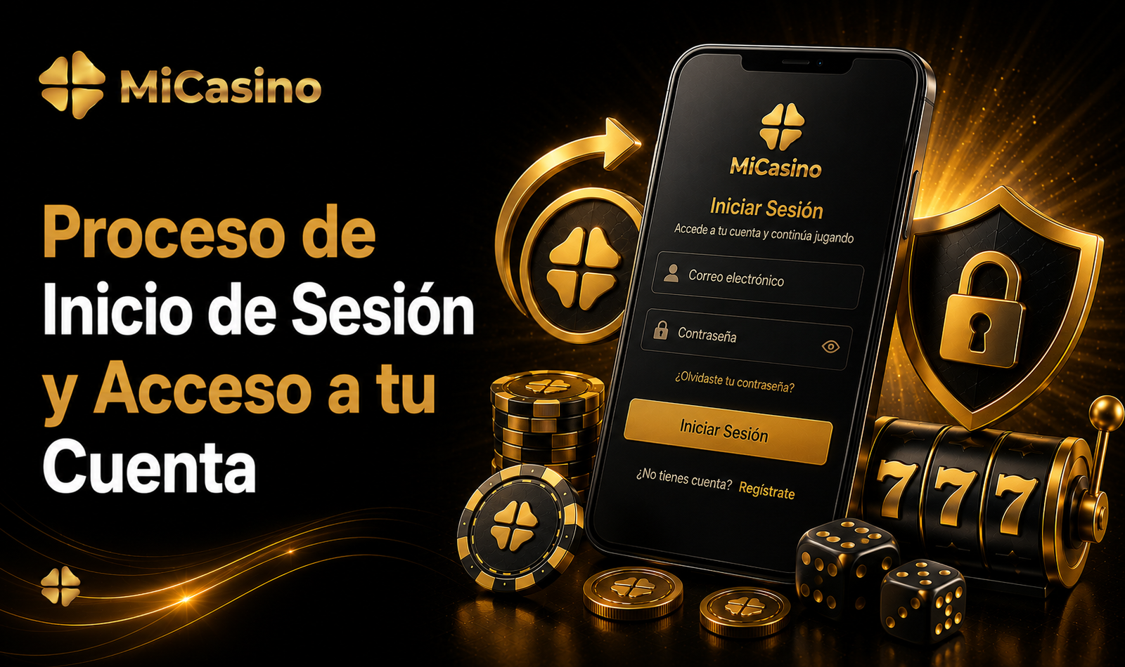 Inicio de sesión MiCasino y acceso rápido a tu cuenta registrada
