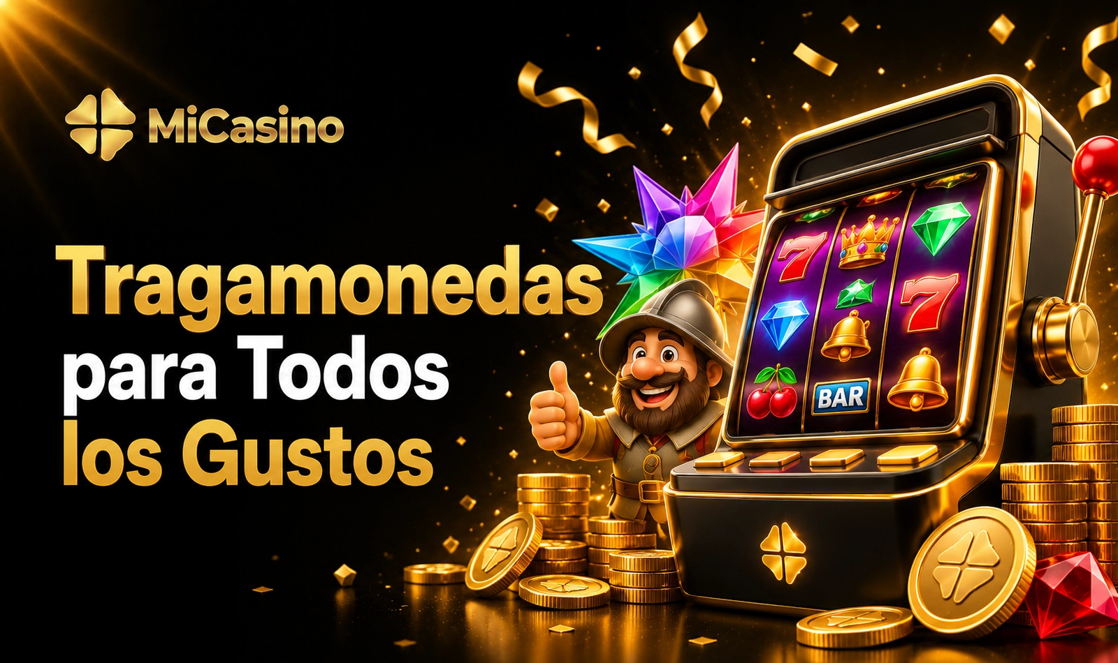 Slots en MiCasino con tragamonedas variadas para diferentes gustos de jugadores
