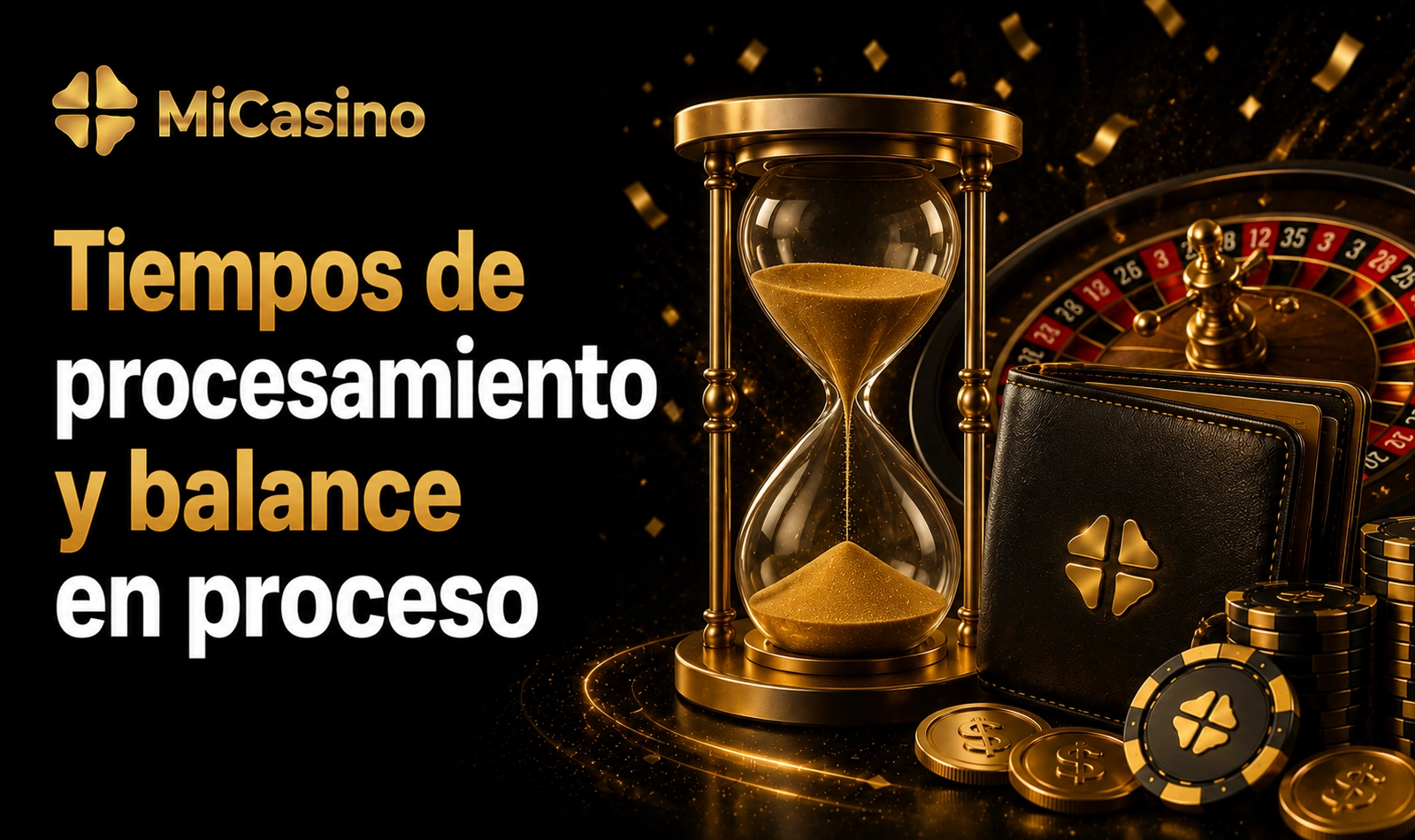 Tiempos de procesamiento MiCasino y balance en proceso durante retiros